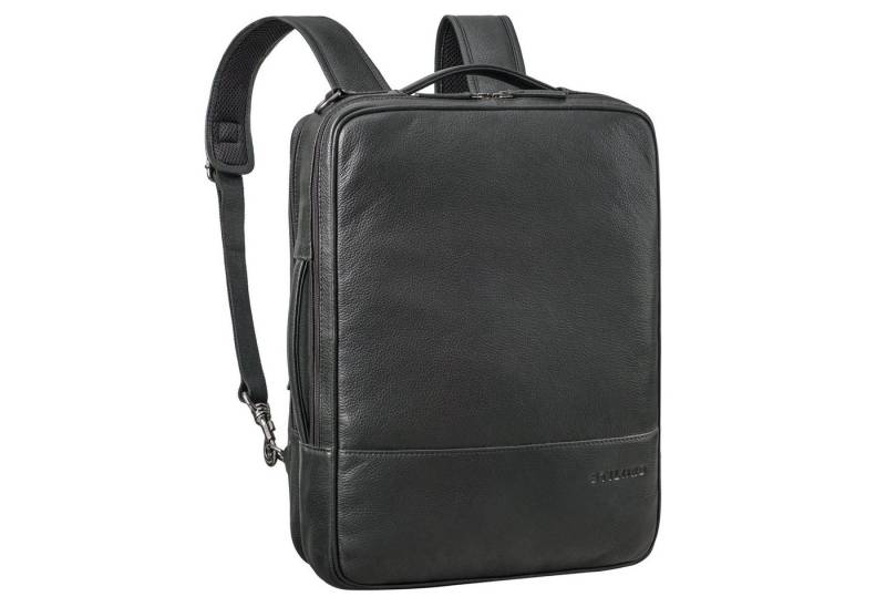 STILORD Notebookrucksack "Dash" Praktischer 2 in 1 Rucksack Leder XL Aktentasche 15 - 16 Unisex von STILORD