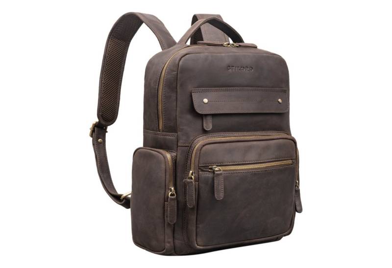 STILORD Notebookrucksack "Edison" Moderner Studenten-Rucksack mit Laptop-Fach 13,5 Zoll von STILORD