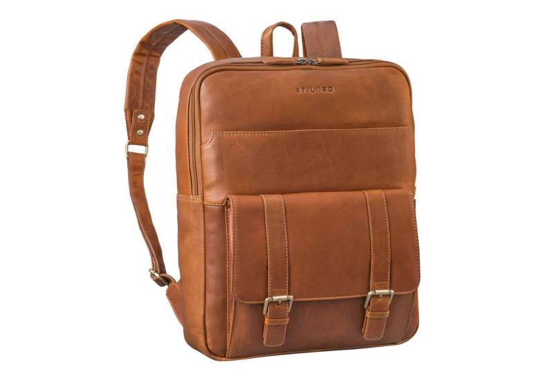 STILORD Notebookrucksack "Edwin" Leder Rucksack mit Laptopfach 15,6 Zoll Damen & Herren von STILORD