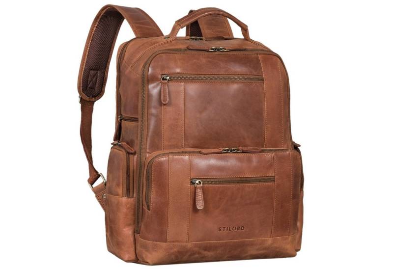 STILORD Notebookrucksack "Eike" Modischer Laptoprucksack 15,6 Zoll Leder von STILORD
