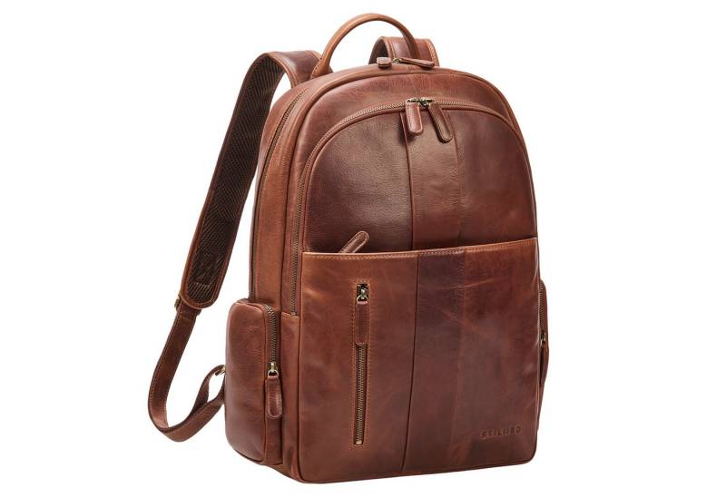 STILORD Notebookrucksack "Gregor" Moderner Rucksack Leder Damen & Herren Groß 13 - 13,3 Zoll von STILORD