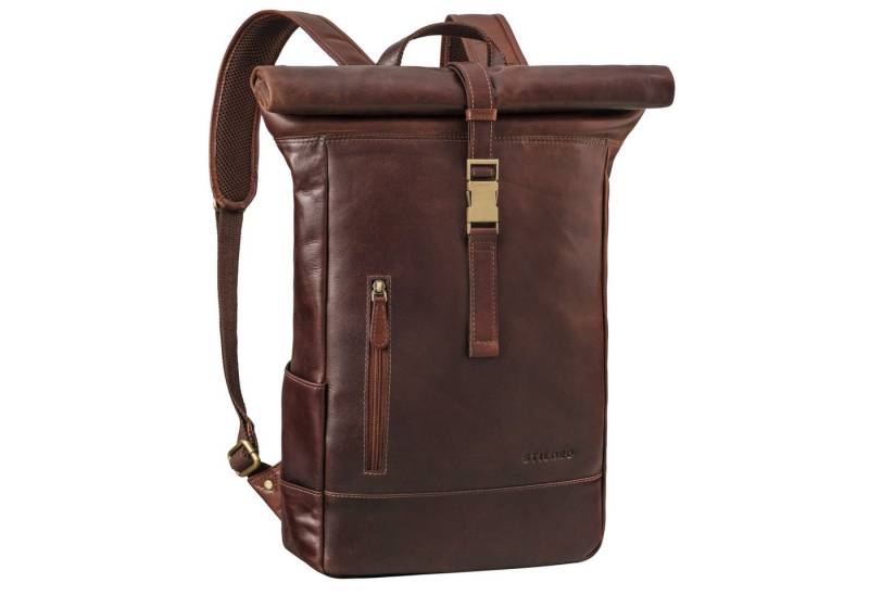 STILORD Notebookrucksack "Harriet" Rolltop Rucksack mit Laptop-Fach 15.6 - 17 Zoll Damen Herren von STILORD