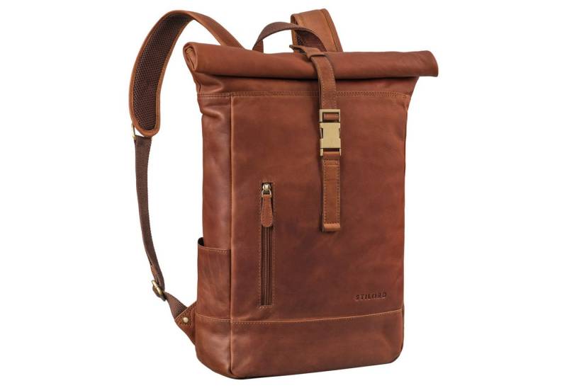 STILORD Notebookrucksack "Harriet" Rolltop Rucksack mit Laptop-Fach 15.6 - 17 Zoll Damen Herren von STILORD