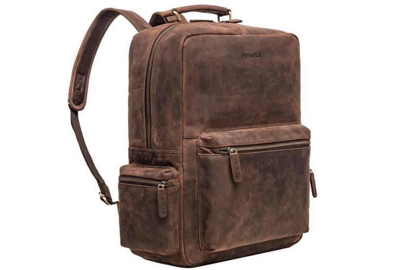 STILORD Notebookrucksack "Isa" Business-Rucksack Herren Leder Laptop-Rucksack Damen 19 Zoll von STILORD