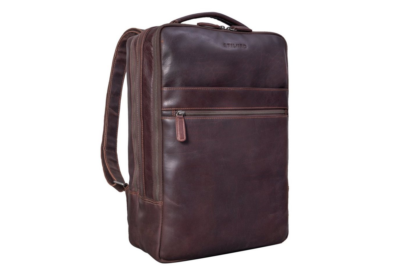 STILORD Notebookrucksack "Jason" Laptop Rucksack 17 Zoll groß Leder STILORD Notebookrucksack "Jason" Laptop Rucksack 17 Zoll groß Leder von STILORD