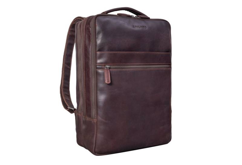 STILORD Notebookrucksack "Jason" Laptop Rucksack 17 Zoll groß Leder von STILORD