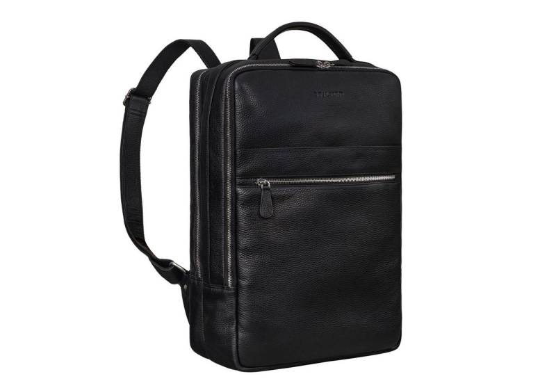 STILORD Notebookrucksack "Jason" Laptop Rucksack 17 Zoll groß Leder von STILORD