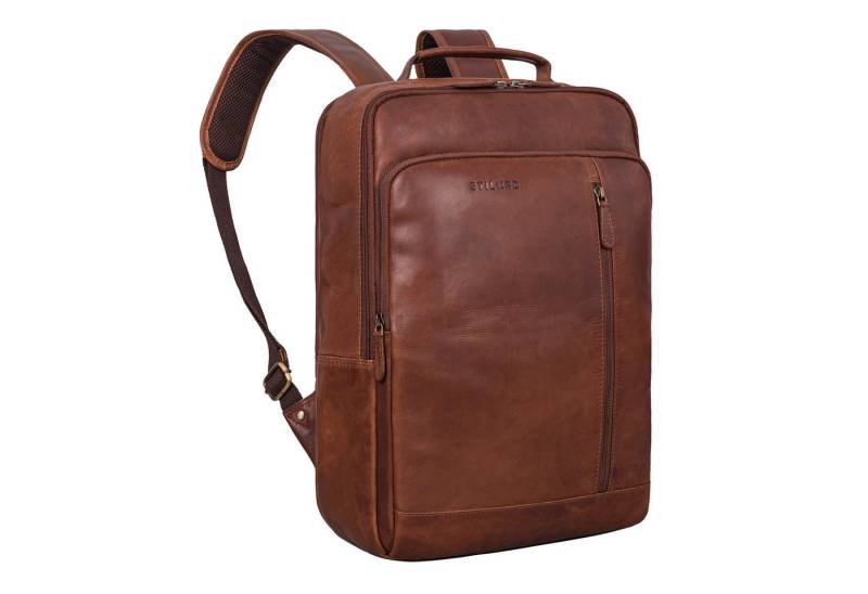 STILORD Notebookrucksack "Konrad" Leder Business Rucksack Herren und Damen von STILORD
