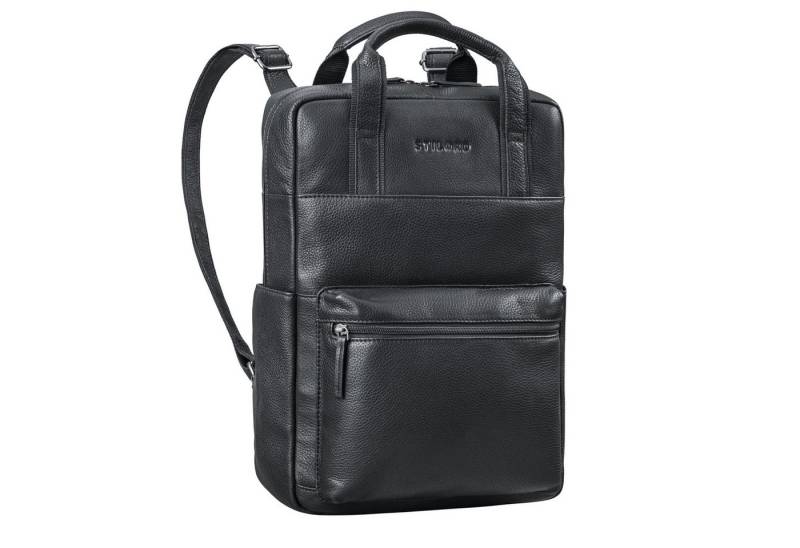STILORD Notebookrucksack "Lilo" Großer Echtleder Rucksack Damen mit Laptopfach 15,6 Zoll von STILORD