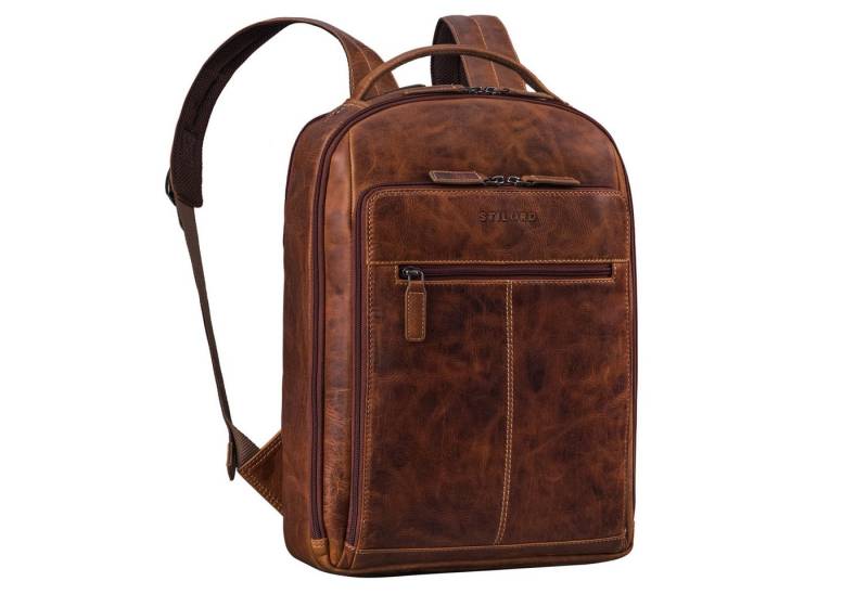 STILORD Notebookrucksack "Nami" Leder Laptop Rucksack 15 Zoll Business Backpack Damen & Herren von STILORD