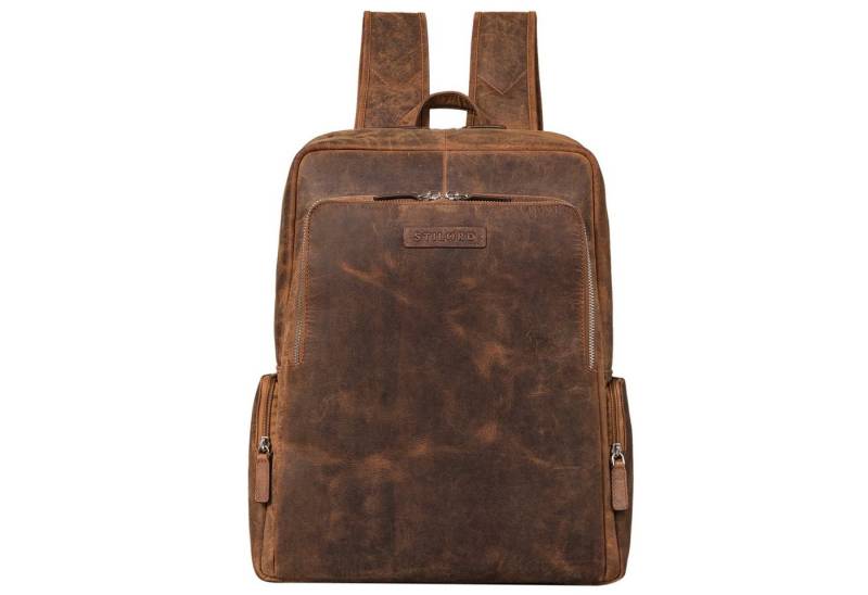 STILORD Notebookrucksack "Ocean" Moderner Laptop Rucksack Leder von STILORD
