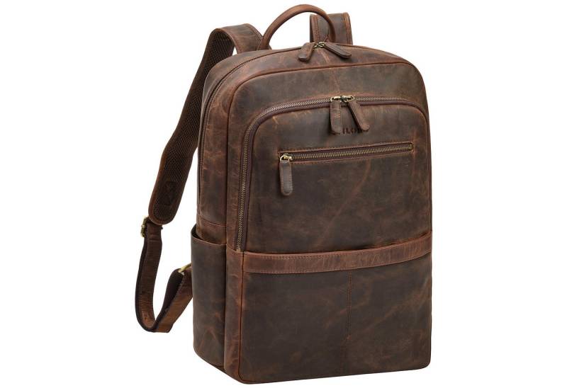 STILORD Notebookrucksack "Palermo" XL Echtleder Herrenrucksack für 15.6 Zoll Laptop von STILORD