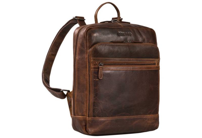 STILORD Notebookrucksack "Sebastian" Business Rucksack Leder von STILORD