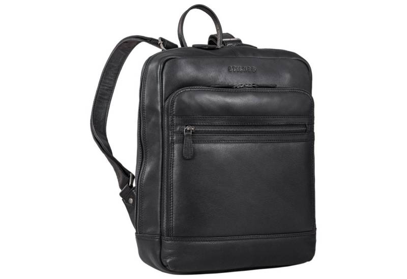 STILORD Notebookrucksack "Sebastian" Business Rucksack Leder von STILORD