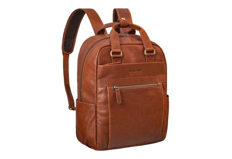 STILORD Notebookrucksack "Silva" Großer Business Rucksack Tasche Leder von STILORD