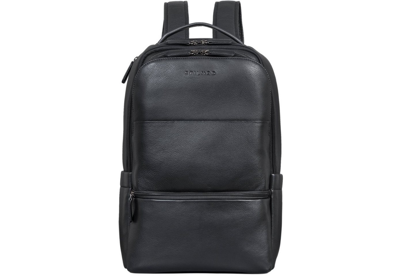 STILORD Notebookrucksack Thore" Luxuriöser Leder Rucksack mit Laptopfach 17 Zoll" von STILORD