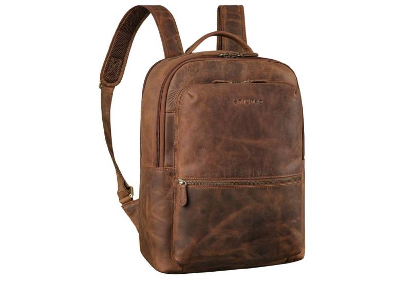 STILORD Notebookrucksack "Tomke" Leder Rucksack mit Laptopfach von STILORD