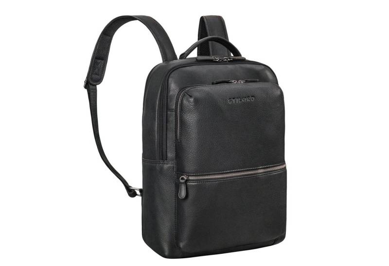 STILORD Notebookrucksack "Tomke" Leder Rucksack mit Laptopfach von STILORD