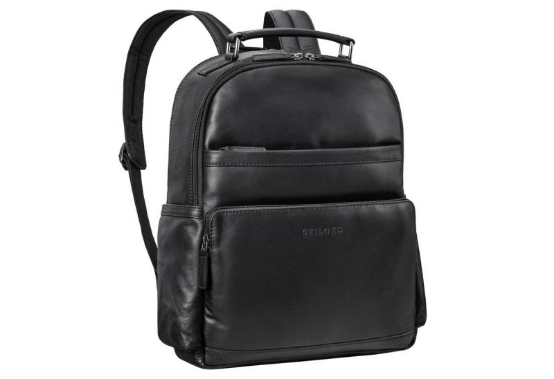 STILORD Notebookrucksack "Valens" Businessrucksack Herren Leder Groß - Laptopfach 16 Zoll von STILORD