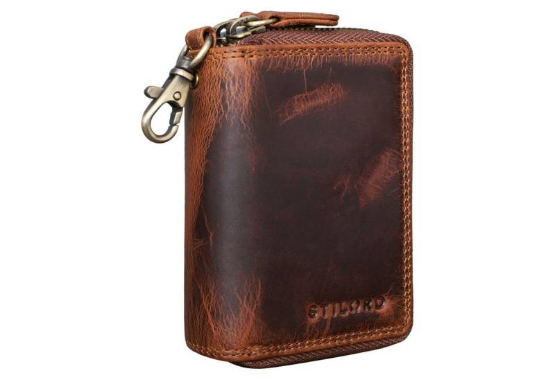 STILORD Schlüsseltasche "Amell" Leder Kartenetui mit Schlüsselanhänger von STILORD