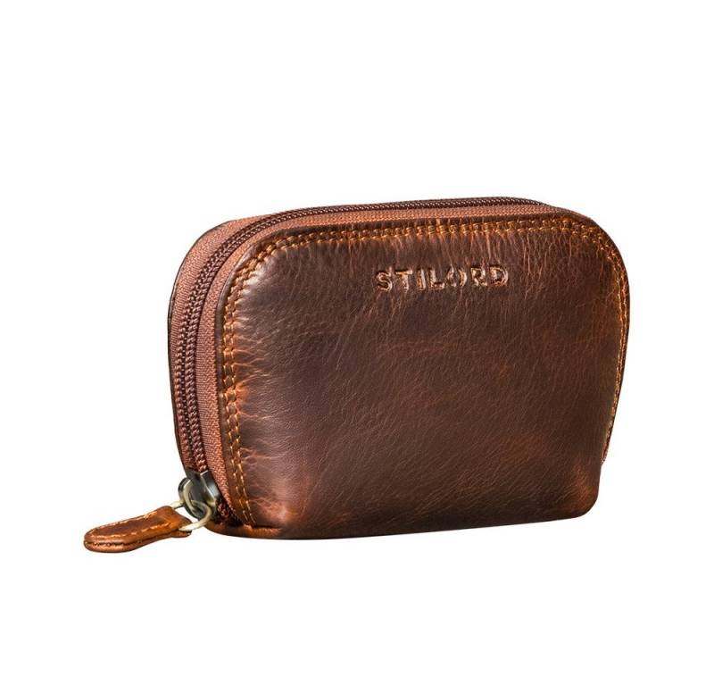STILORD Schlüsseltasche "Junis" Edle Echtleder Schlüsseltasche mit RFID, Münzfach, Geschenkbox von STILORD