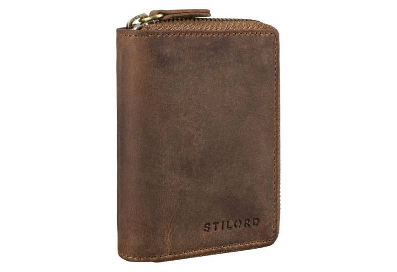 STILORD Schlüsseltasche "Kelsie" 3-in-1 Leder Schlüsseltasche Geldbörse von STILORD