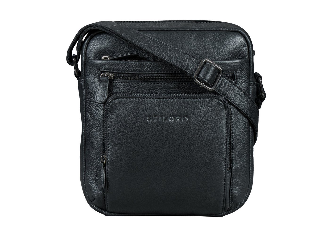 STILORD Schultertasche "Corvin" Umhängetasche Herren Klein Leder von STILORD