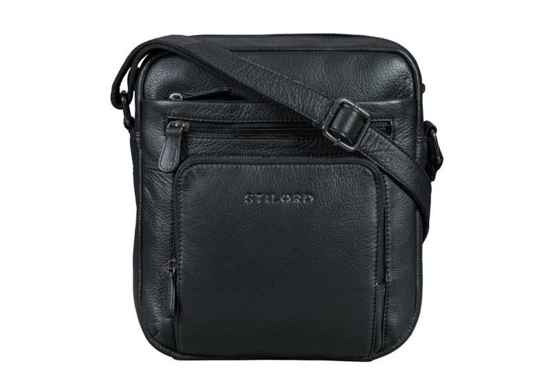 STILORD Schultertasche "Corvin" Umhängetasche Herren Klein Leder von STILORD