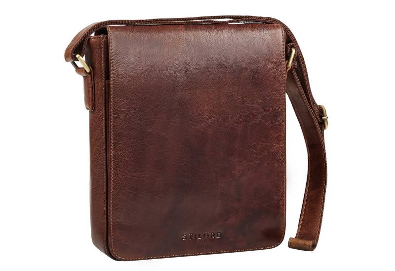 STILORD Schultertasche "Cosmo" Vintage Ledertasche Herren Umhängetasche Groß von STILORD