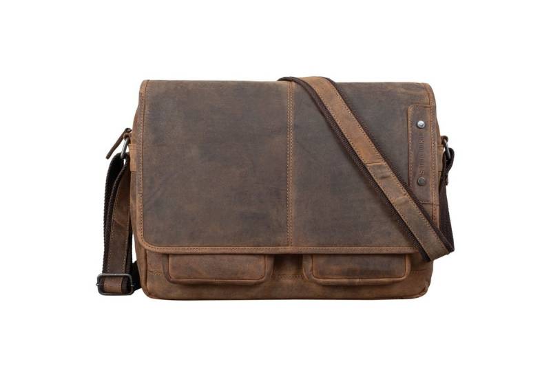 STILORD Schultertasche "Curtis" 15 Zoll Messenger Bag Leder von STILORD