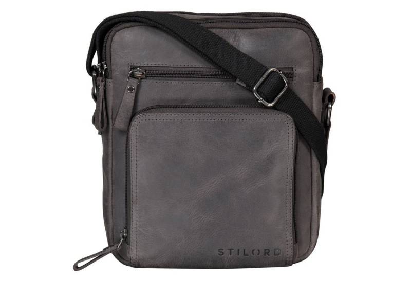 STILORD Schultertasche "Darius" Kleine Umhängetasche Herren Leder von STILORD