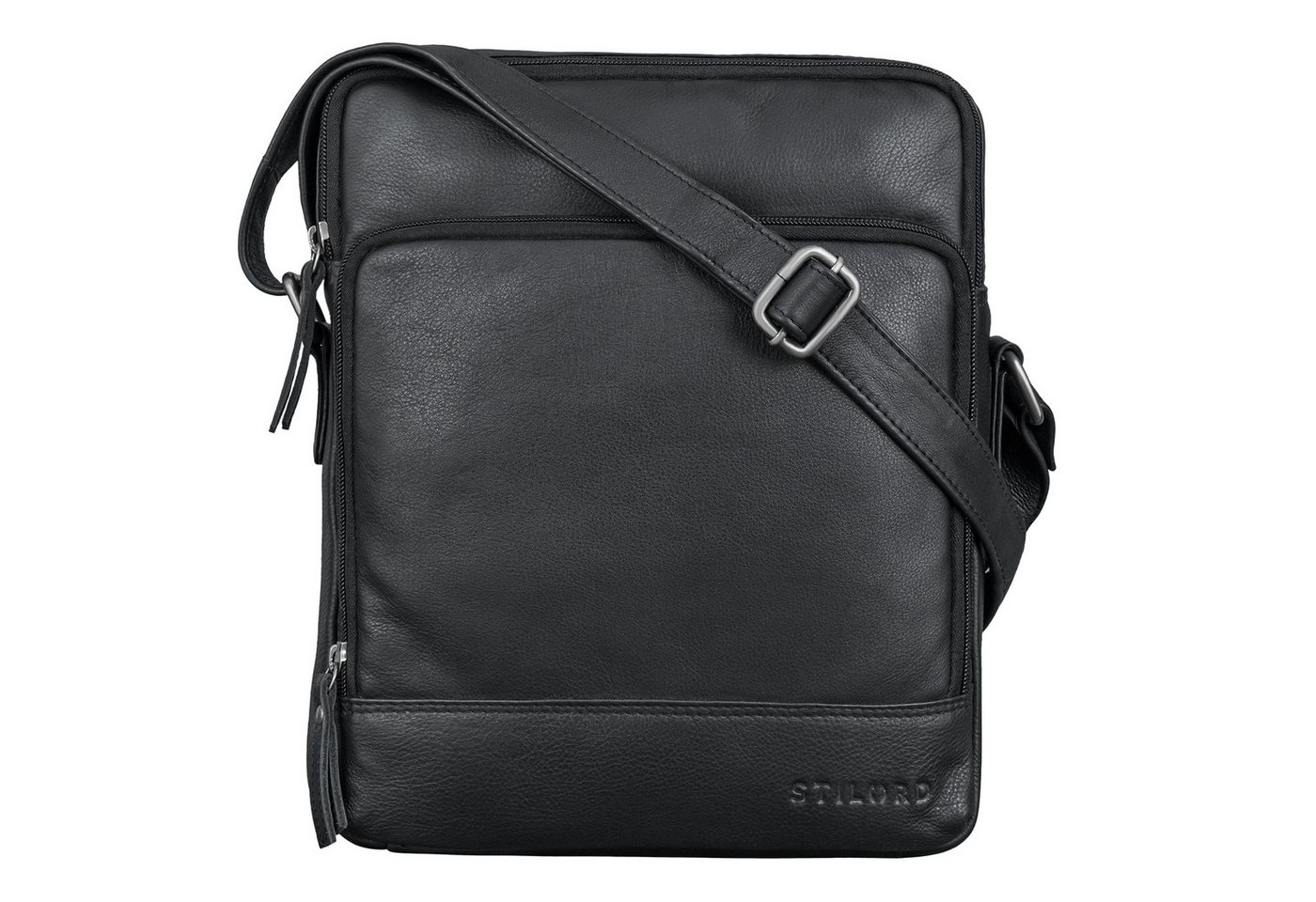 STILORD Schultertasche "Faro" Vintage Umhängetasche Herren Klein Leder Messenger Bag 11 Zoll von STILORD