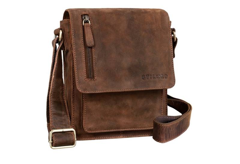 STILORD Schultertasche "Finn" Kleine Umhängetasche Herren Leder Messenger Bag Herrentasche von STILORD
