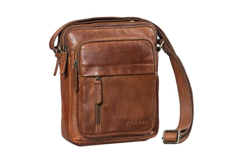 STILORD Schultertasche "Ivano" Kleine Umhängetasche Herren Leder für 10,9 Zoll Tablet von STILORD