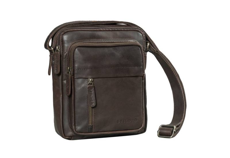 STILORD Schultertasche "Ivano" Kleine Umhängetasche Herren Leder für 10,9 Zoll Tablet von STILORD