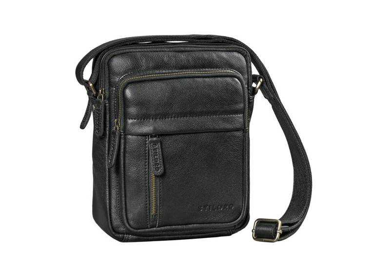 STILORD Schultertasche "Ivano" Kleine Umhängetasche Herren Leder für 10,9 Zoll Tablet von STILORD