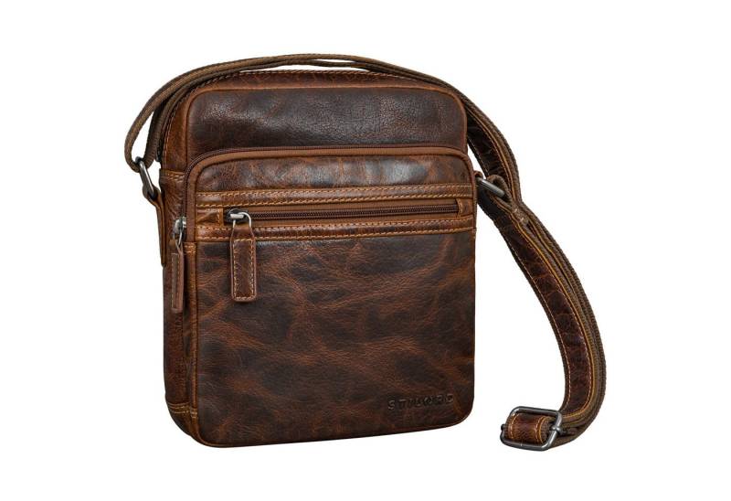 STILORD Schultertasche "Kony" Vintage Umhängetasche Herren Leder Robuste Kleine Messenger Bag von STILORD