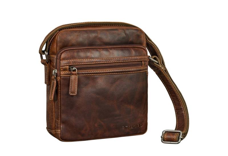 STILORD Schultertasche "Kony" Vintage Umhängetasche Herren Leder Robuste Kleine Messenger Bag von STILORD