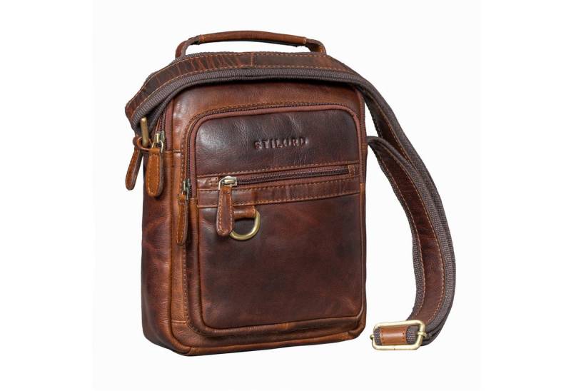 STILORD Schultertasche "Lima" Umhängetasche Herren Klein Leder Tragegriff Tablet 9,7 Zoll von STILORD