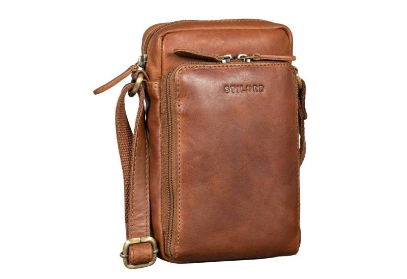 STILORD Schultertasche "Luigi'' Umhängetasche Herren Klein Leder Herrentasche zum Umhängen von STILORD