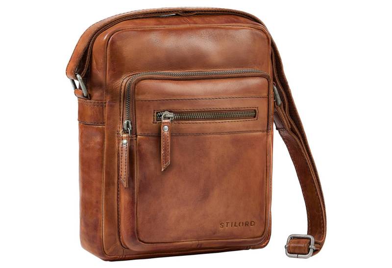 STILORD Schultertasche "Lyon" Umhängetasche Herren Klein Leder von STILORD