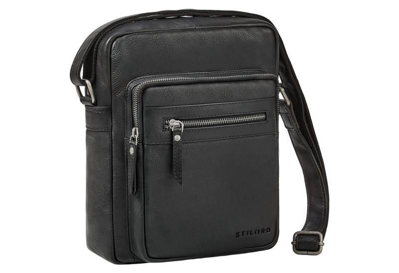 STILORD Schultertasche "Lyon" Umhängetasche Herren Klein Leder von STILORD