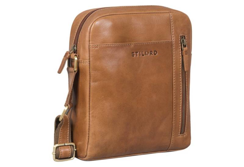 STILORD Schultertasche "Memphis" Umhängetasche Herren Klein Leder von STILORD