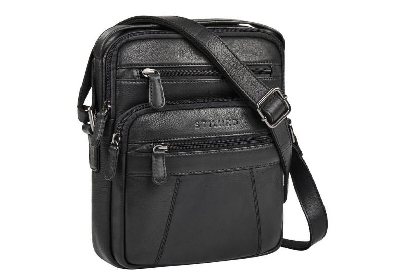 STILORD Schultertasche "Omar" Umhängetasche Herren Klein Leder Tablet bis 8.4 Zoll von STILORD