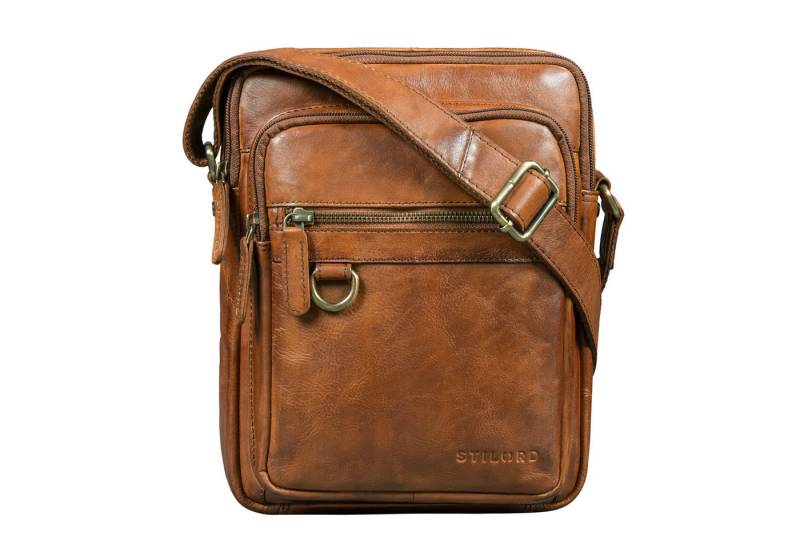 STILORD Schultertasche "Orion" Crossbody Tasche Herren Leder 10,9 Zoll von STILORD