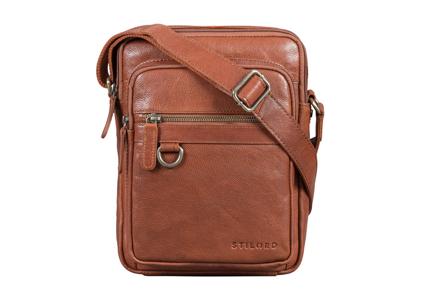 STILORD Schultertasche "Orion" Crossbody Tasche Herren Leder 10,9 Zoll von STILORD