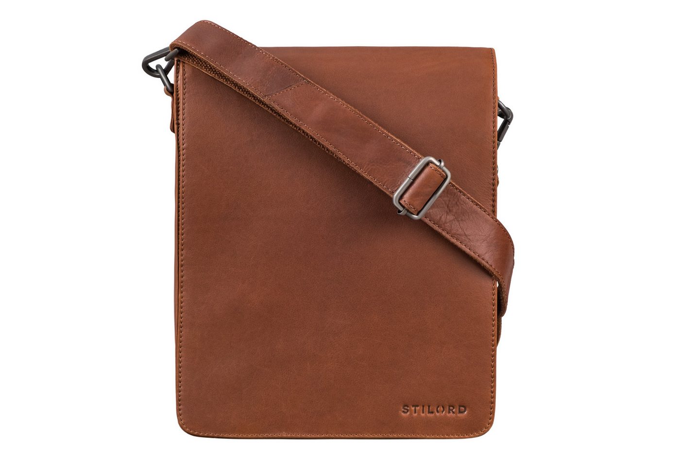 STILORD Schultertasche "Oxford" Vintage Umhängetasche Leder Herren mittel-groß DIN A4 von STILORD