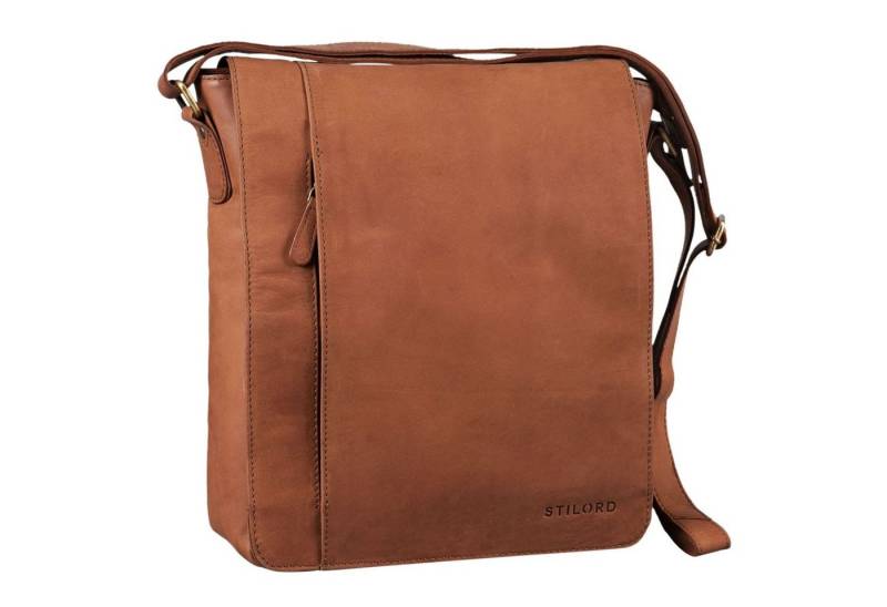 STILORD Schultertasche "Paul" Umhängetasche Herren Leder Hochformat von STILORD