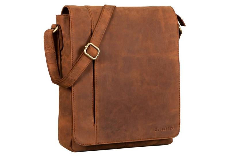 STILORD Schultertasche "Paul" Umhängetasche Herren Leder Hochformat von STILORD