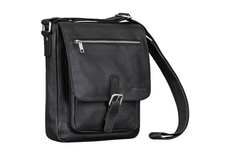 STILORD Schultertasche "Renato" Klassische Ledertasche Herren Umhängetasche Tablet 11 Zoll von STILORD